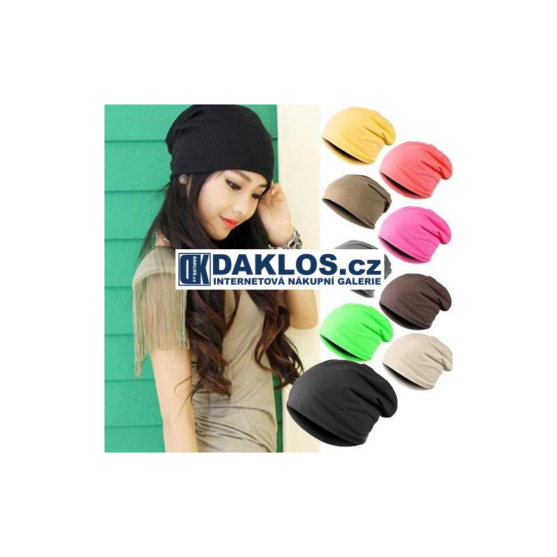 Unisex Hip-Hop zimní čepice - různé barvy, Barva Modrá