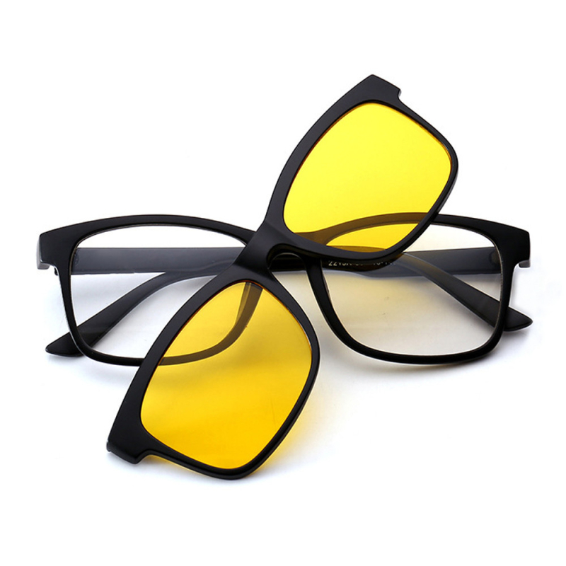 Brýle na počítač 2 v 1 proti až 85% modrému světlu, čirá a žlutá skla + zdarma obal a hadřík
