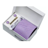 Luxusní set fialový - Kravata, kapesníček do saka, manžetové knoflíčky, kravatová spona v dárkovém balení