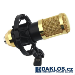 Profesionální studiový mikrofon BM800 pro náročné uživatele se stojánkem