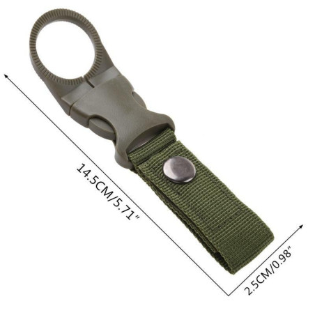 Držák na opasek nebo batoh na PET lahve - zelený