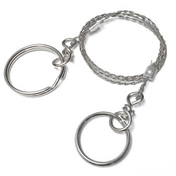 Kapesní lanková pila pro přežití s krystaly