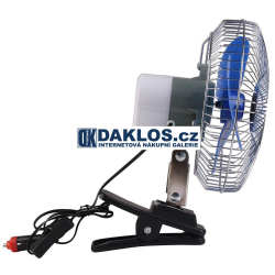 Mini větráček / ventilátor do auta s klipem