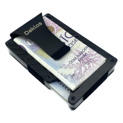 Karbonová mini peněženka CARBET s klipem
