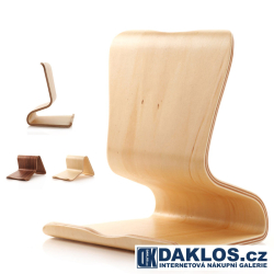 Exkluzivní dřevěný stolní držák / stojánek na telefon / tablet / smartphone