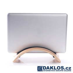 Exkluzivní dřevěný stolní držák / stojánek na MacBook / notebook / laptop 