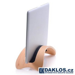 Exkluzivní dřevěný stolní držák / stojánek na MacBook / notebook / laptop 