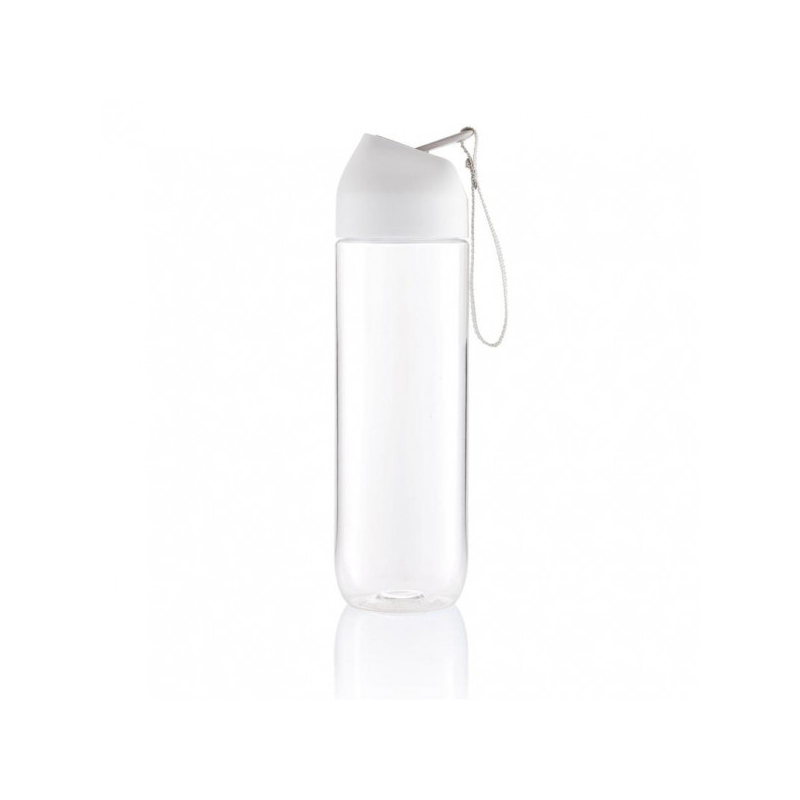 Sportovní láhev Neva, 450 ml, XD Design, čirá/bílá