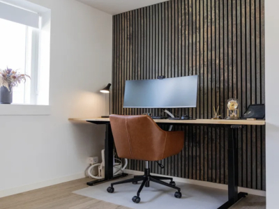 Luxusní protihlukové akustické panely s dřevěnou dýhou